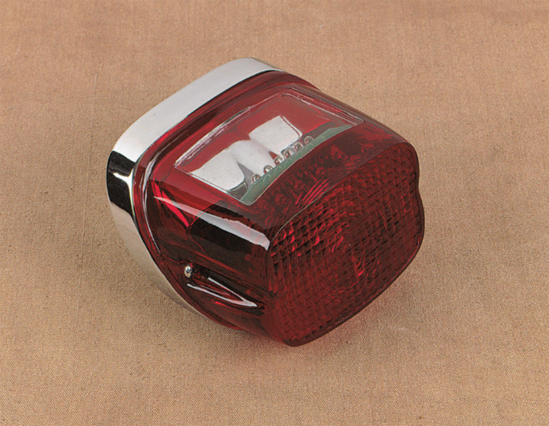 DRAG SPECIALTIES Replacement OEM Style LED Taillight Assembly - Red Lens - Chrome