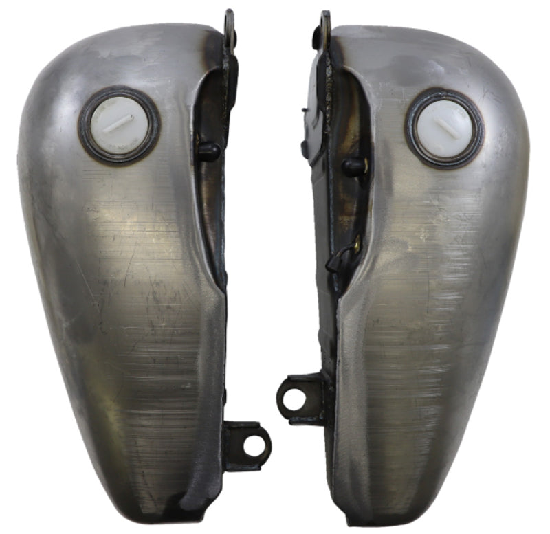 DRAG SPECIALTIES Replacement Flatside Fat Bob Style Gas Tanks - Raw - 5 Gallon