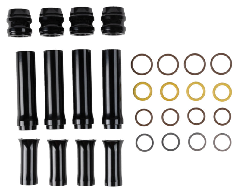 ARLEN NESS 10 Gauge Pushrod Tube Cover Kit - Black - M8