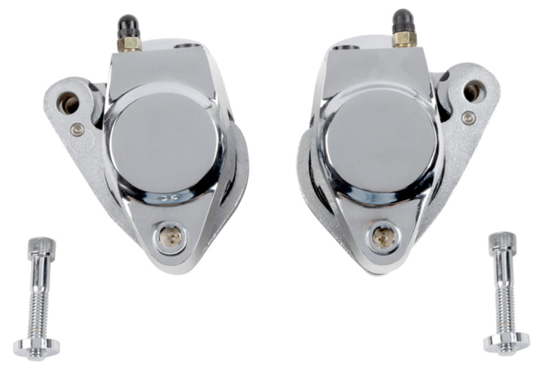 DRAG SPECIALTIES OEM Style Front Brake Caliper - Chrome - Dual Kit