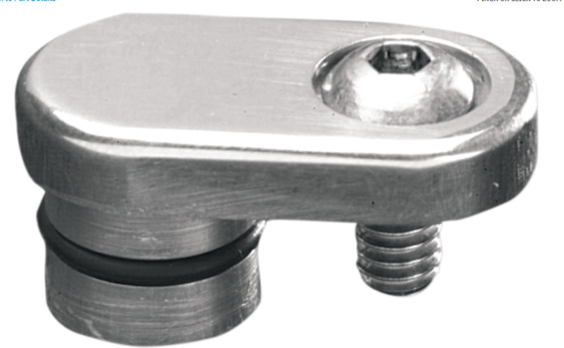 DRAG SPECIALTIES Electronic Speedometer Speed Sensor Hole Plug - Chrome