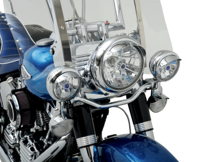 DRAG SPECIALTIES Visor for 7" Headlight - Chrome