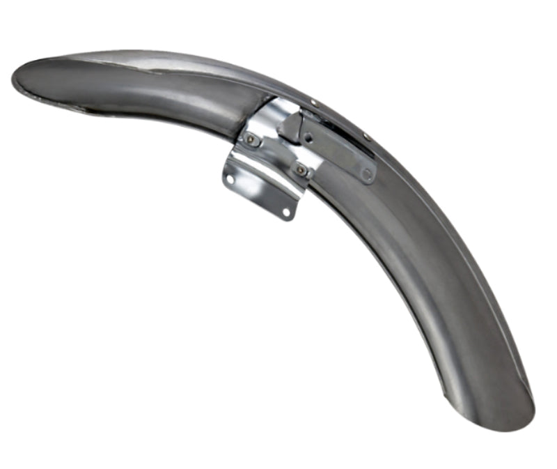 DRAG SPECIALTIES Replacement Steel Low-Profile Front Fender w/ Mounts - Raw