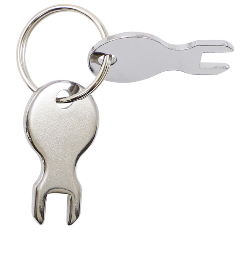 DRAG SPECIALTIES Replacement Keys for Teardrop Chrome Toolbox