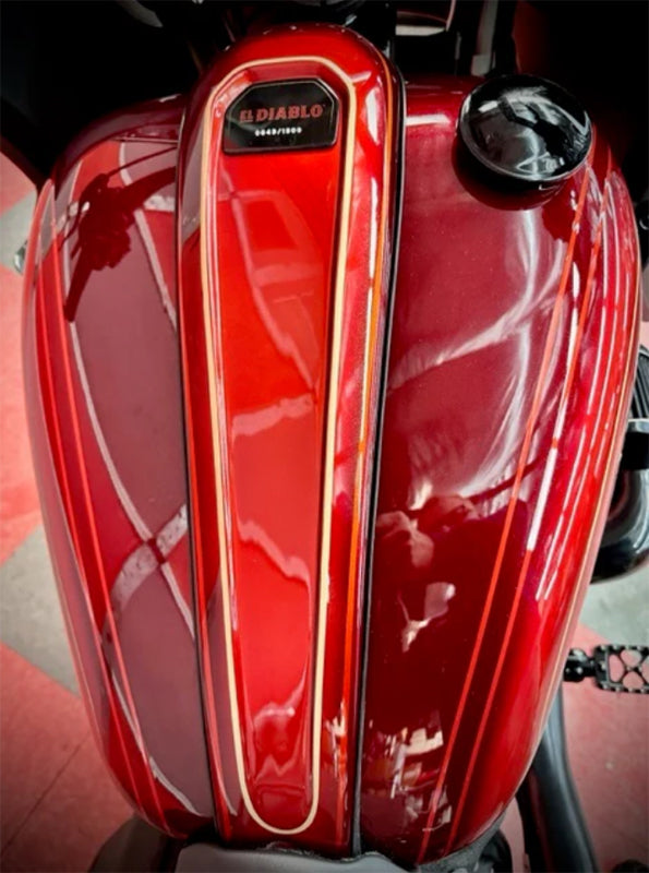 PAUL YAFFE BAGGER NATION Slimline Custom Fuel Tank Dash Console - M8 Softail