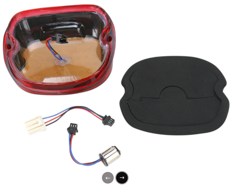 DRAG SPECIALTIES LED Low-Profile Taillight - No Tag Window - Red