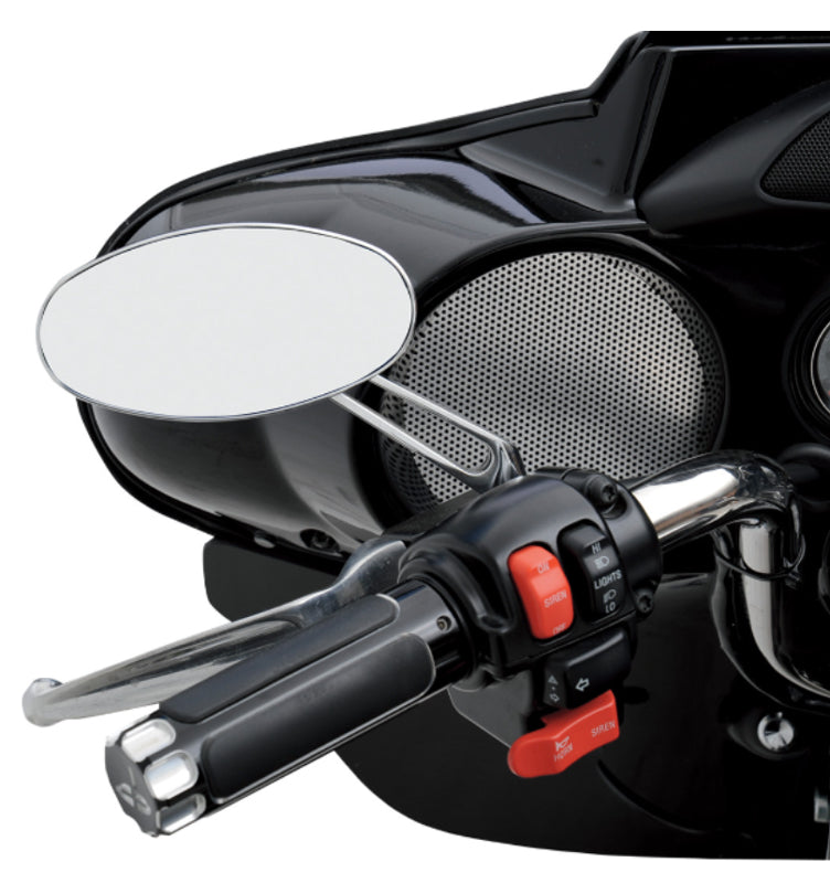 DRAG SPECIALTIES Stealth I Series Mirror - Oval - Chrome