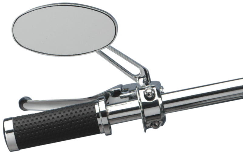 DRAG SPECIALTIES Stealth I Series Mirror - Oval - Chrome — Lifestyle Cycles