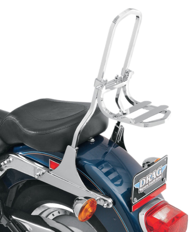 DRAG SPECIALTIES Sissy Bar Mounted Luggage Rack - Chrome