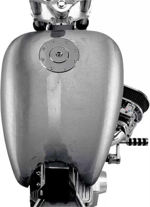 DRAG SPECIALTIES One-Piece 2" Extended Smooth Top Gas Tank - FXR