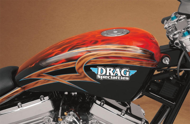DRAG SPECIALTIES Replacement Sportster Gas Tank with Chrome Aero-Style Gas Cap - Raw - 3.3 Gallons