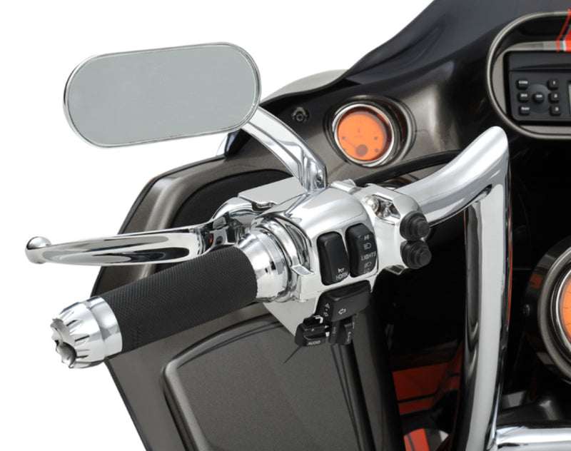 DRAG SPECIALTIES Chrome Oval Mirror