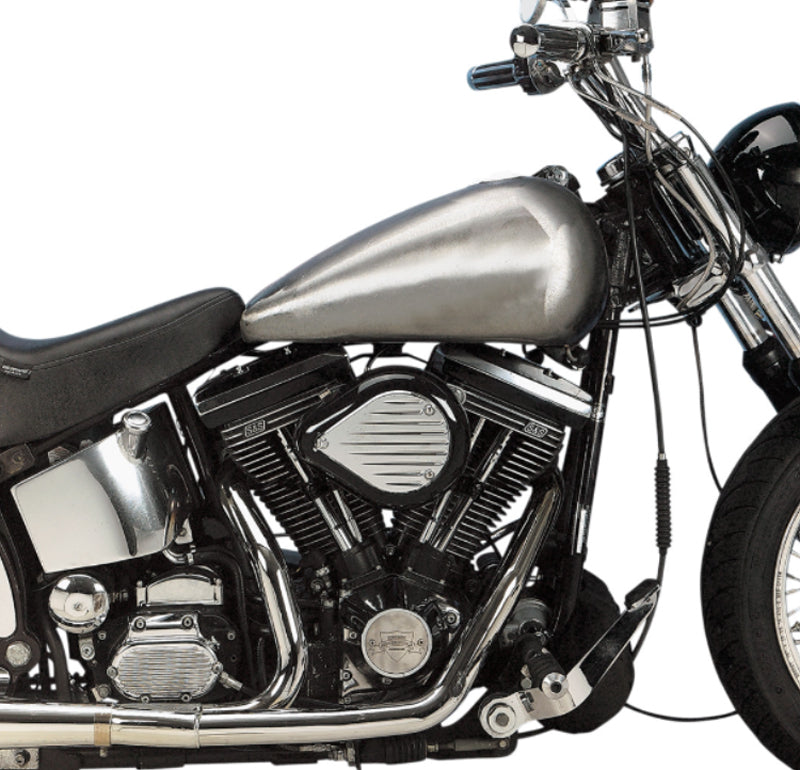 DRAG SPECIALTIES Replacement Flatside Fat Bob Style Gas Tanks - Raw - 5 Gallon