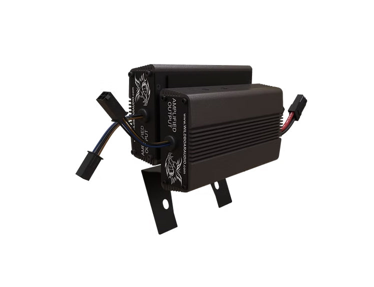 WILD BOAR AUDIO Front/Rear 4 Speaker & 1 Amplifier Kit - Road Glide Ultra