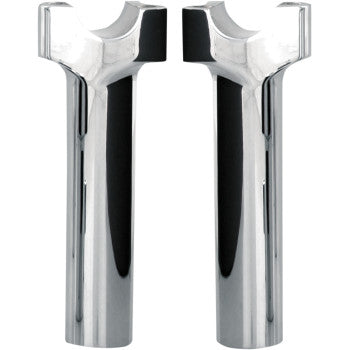 WILD 1 1-1/4" Chubby® Billet Risers - Straight - 6" - Chrome