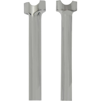 WILD 1 1-1/4" Chubby® Billet Risers - Straight - 9-1/2" - Chrome