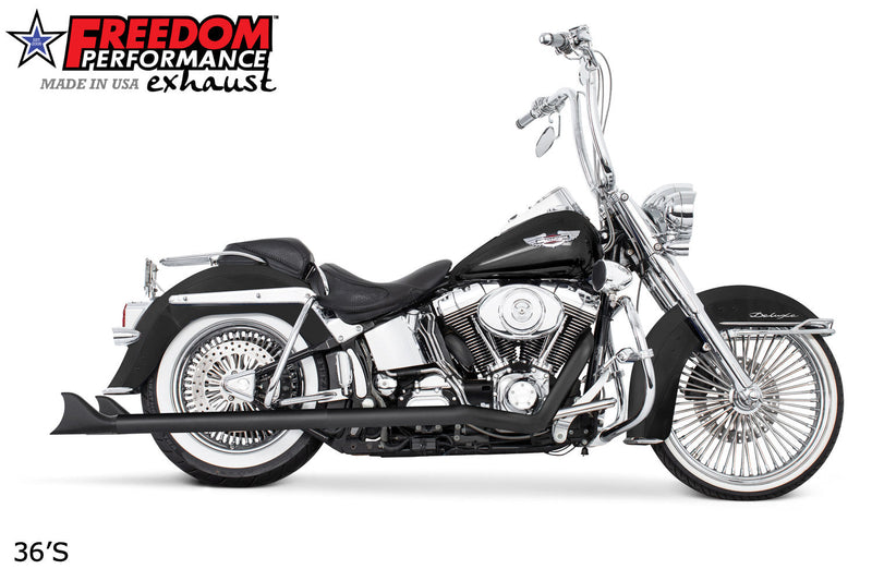 FREEDOM EXHAUST -  SOFTAIL 2.5" CLASSIC SLIP-ONS 1997-2017 *FITS FREEDOM HEADERS ONLY*