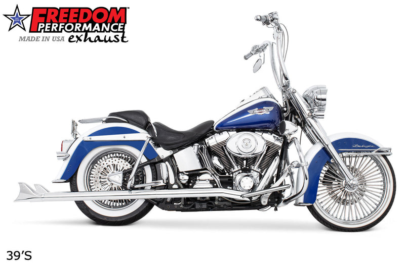 FREEDOM EXHAUST -  SOFTAIL 2.5" CLASSIC SLIP-ONS 1997-2017 *FITS FREEDOM HEADERS ONLY*