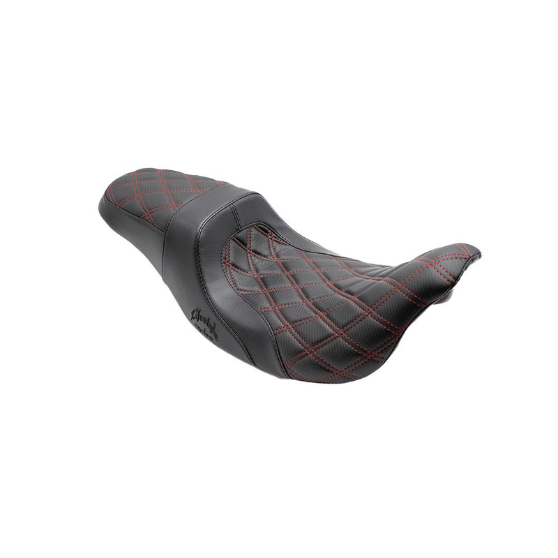 LIFESTYLE CYCLES - Performer Seat Touring - Carbon - Red Stitch - Touring '08-'23