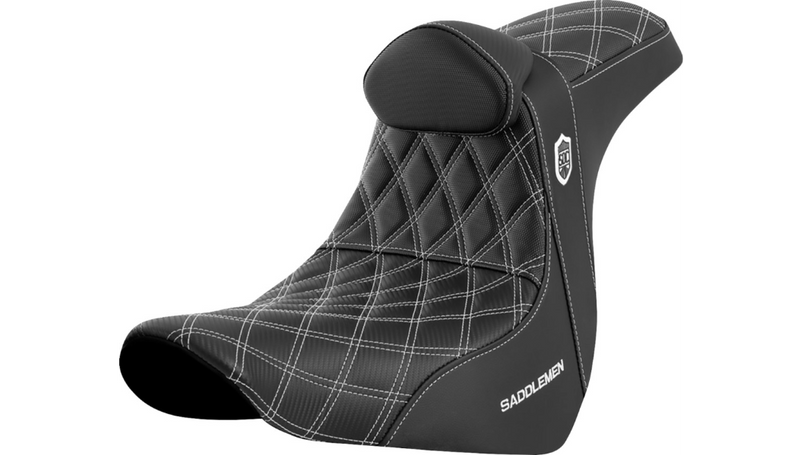 SADDLEMEN Pro Series SDC Performance Seat - w/ Backrest - FLSB / FXLR '18-'26