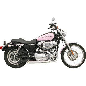 BASSANI XHAUST Pro-Street Exhaust System - Chrome - '86-'03 XL