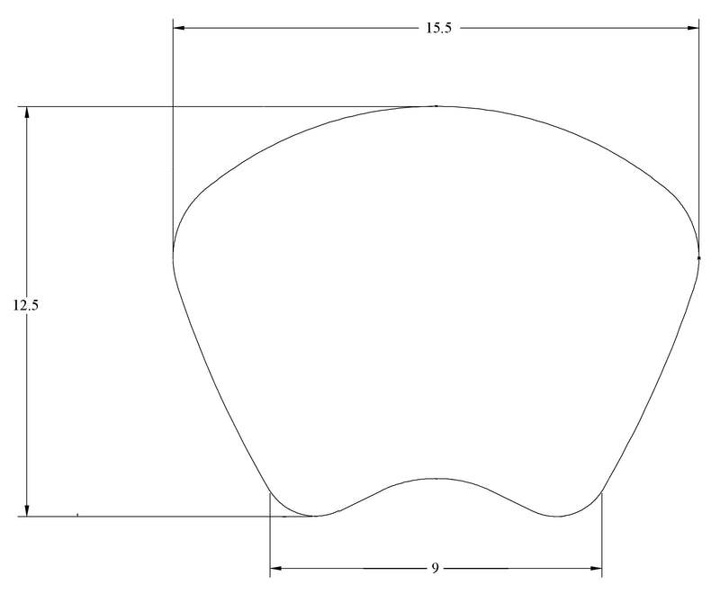 SADDLEMEN Tech Comfort Gel Pad with Relief Channel - Extra Large