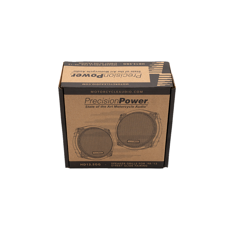 PRECISION POWER - '98-'13 Batwing Speaker Grills (Pair)
