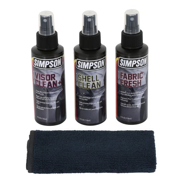 SIMPSON Helmet Care Kit - Clean, Refresh, Protect