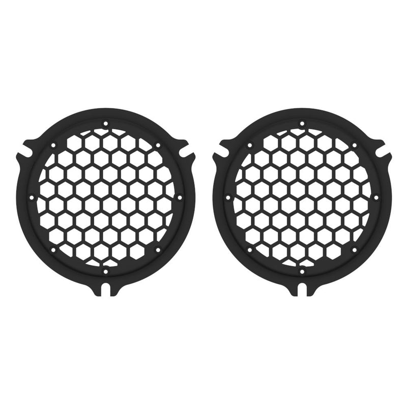 Advanblack HEX Speaker Grills Color Matched For 2014+ Electric Glide / Street Glide Inner Fairing