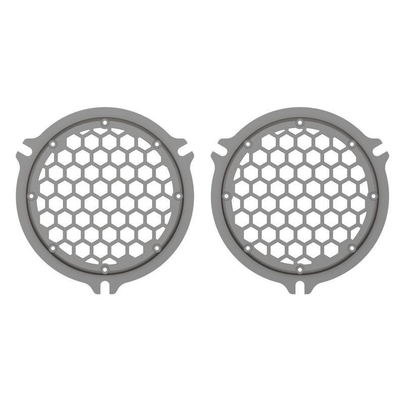 Advanblack HEX Speaker Grills Color Matched For 2014+ Electric Glide / Street Glide Inner Fairing