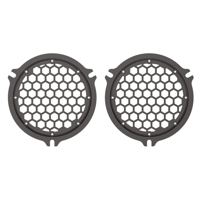 Advanblack HEX Speaker Grills Color Matched For 2014+ Electric Glide / Street Glide Inner Fairing