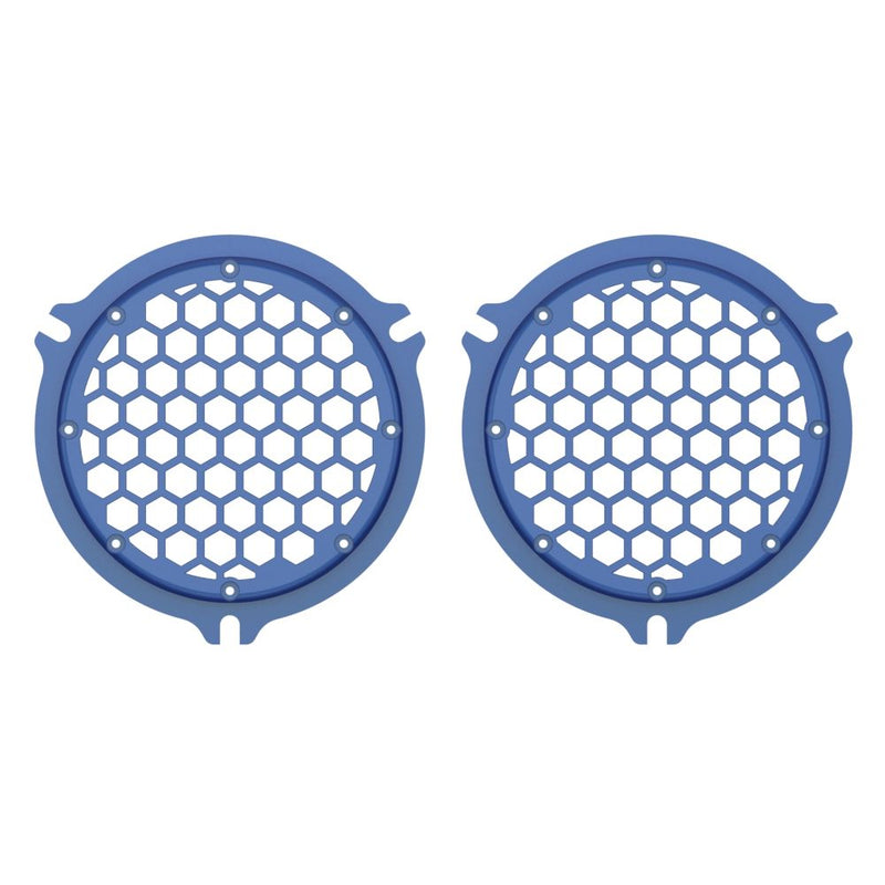 Advanblack HEX Speaker Grills Color Matched For 2014+ Electric Glide / Street Glide Inner Fairing