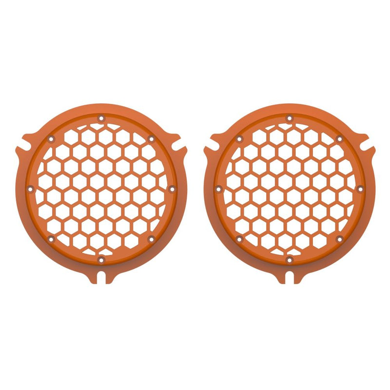 Advanblack HEX Speaker Grills Color Matched For 2014+ Electric Glide / Street Glide Inner Fairing
