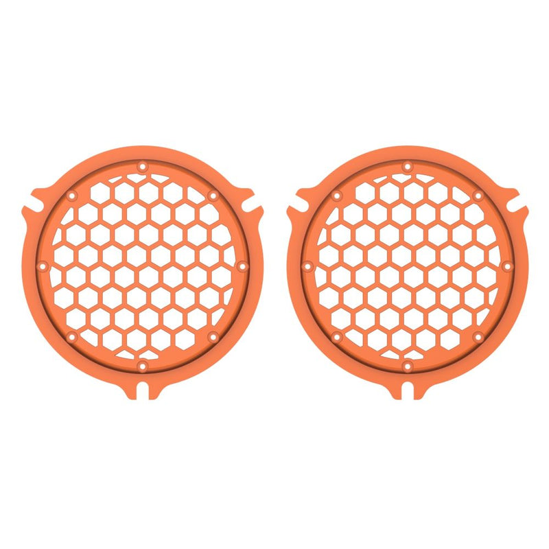 Advanblack HEX Speaker Grills Color Matched For 2014+ Electric Glide / Street Glide Inner Fairing