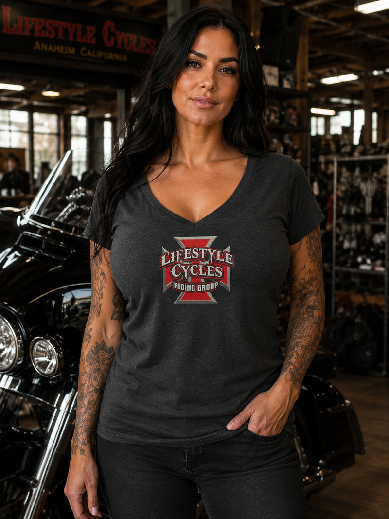 LIFESTYLE CYCLES womens riding group shirt