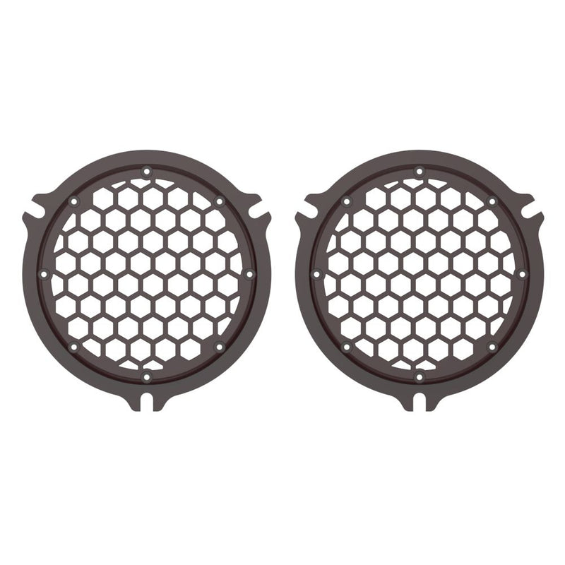 Advanblack HEX Speaker Grills Color Matched For 2014+ Electric Glide / Street Glide Inner Fairing
