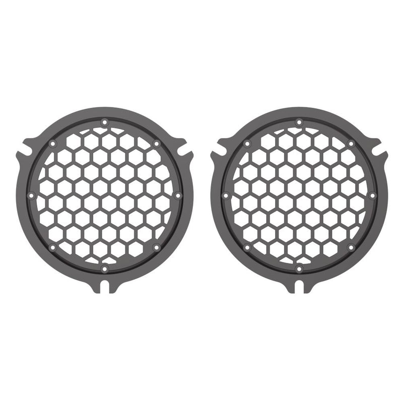 Advanblack HEX Speaker Grills Color Matched For 2014+ Electric Glide / Street Glide Inner Fairing