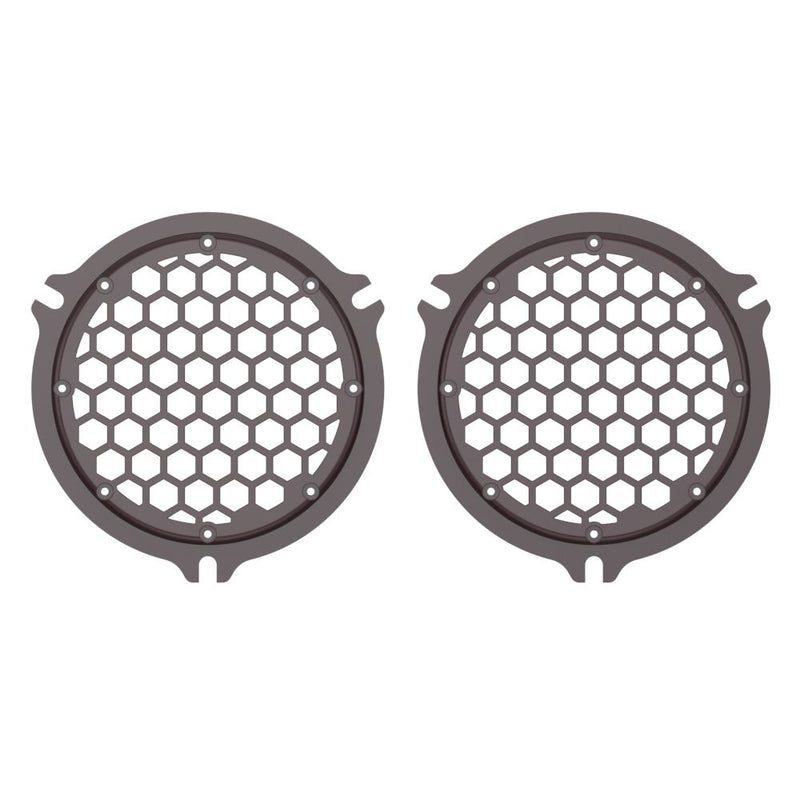 Advanblack HEX Speaker Grills Color Matched For 2014+ Electric Glide / Street Glide Inner Fairing