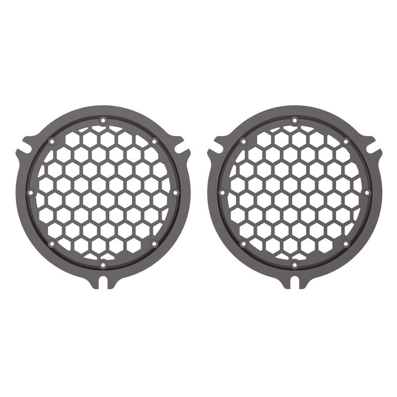 Advanblack HEX Speaker Grills Color Matched For 2014+ Electric Glide / Street Glide Inner Fairing
