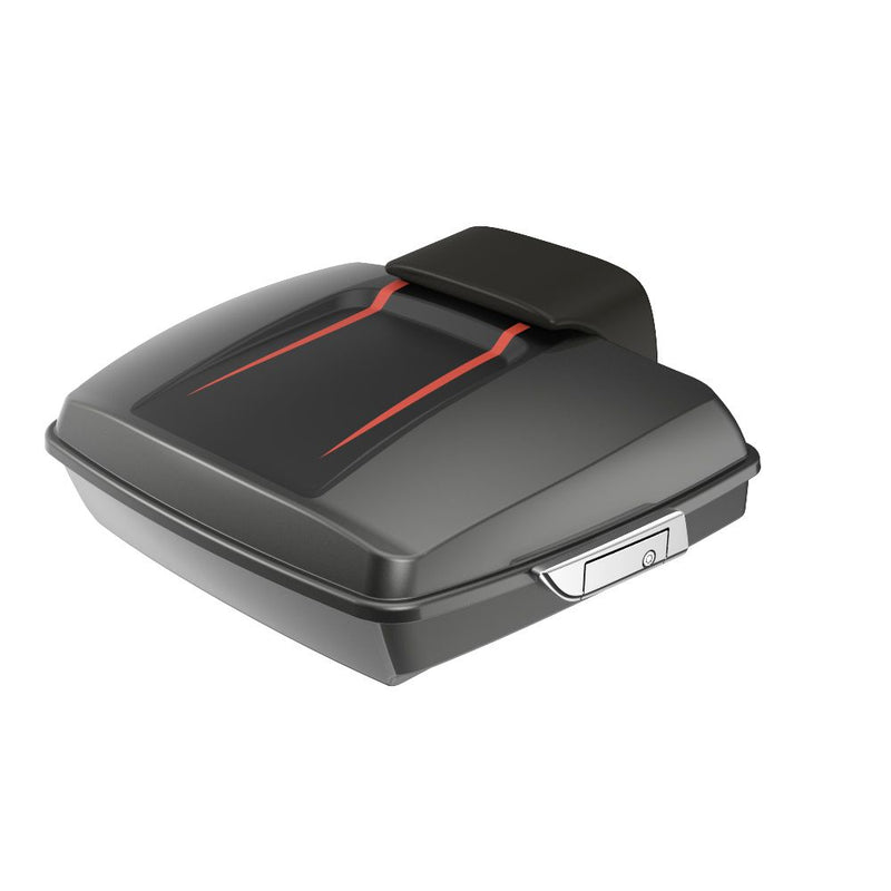 Advanblack Razor Rear Tour Trunk Pack For  '97-'26 Harley Touring / Softail