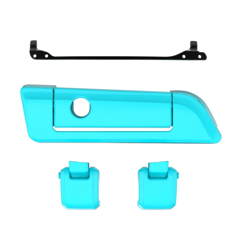 Advanblack Color Matched Hinges & Latch kit  For Advanblack & Harley Razor Chopped King Rear Tour Trunk Pack