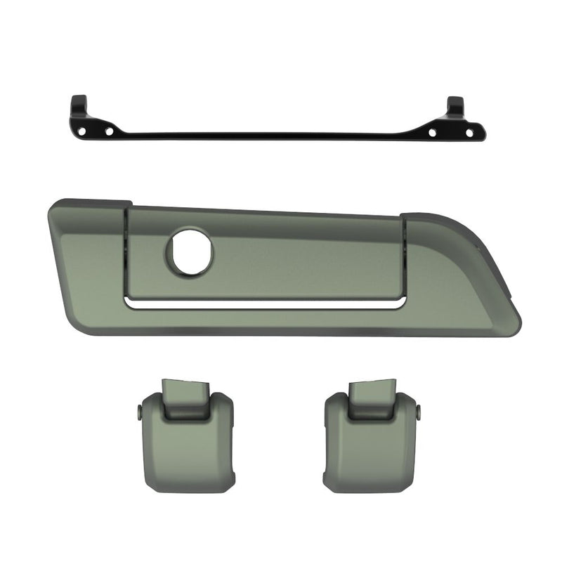 Advanblack Color Matched Hinges & Latch kit  For Advanblack & Harley Razor Chopped King Rear Tour Trunk Pack