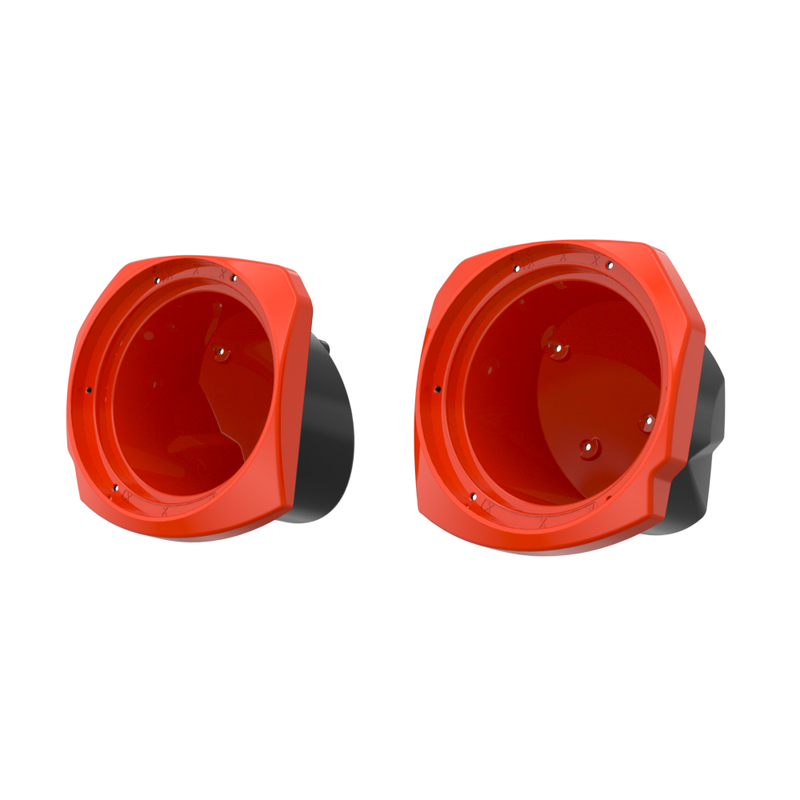 Advanblack Color-Matched 8-inch Speaker Pods for 23.5-Up Harley Touring