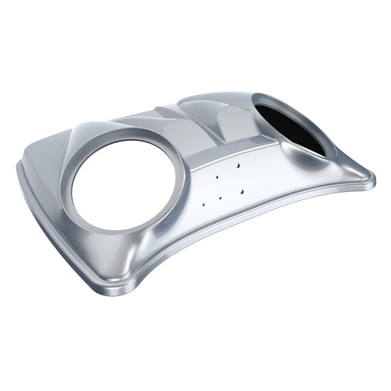 Advanblack Dual 8'' Speaker Lids for Advanblack / OEM Harley Rushmore Razor, Chopped & King Rear Tour Trunk Pack