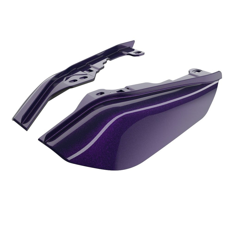 Advanblack Mid-Frame Air Deflectors heat shield For '09Up Harley Davidson Touring