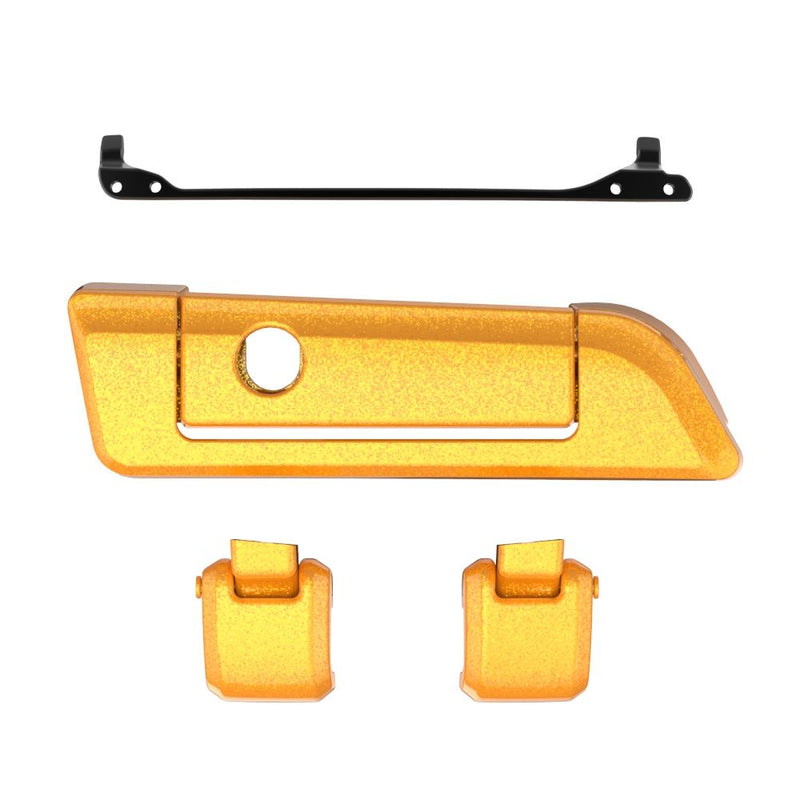 Advanblack Color Matched Hinges & Latch kit  For Advanblack & Harley Razor Chopped King Rear Tour Trunk Pack