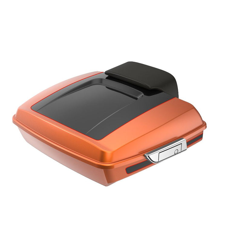 Advanblack Custom Two Tone Razor Rear Tour Trunk Pack For '97-'26 Harley Touring
