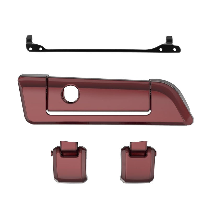 Advanblack Color Matched Hinges & Latch kit  For Advanblack & Harley Razor Chopped King Rear Tour Trunk Pack