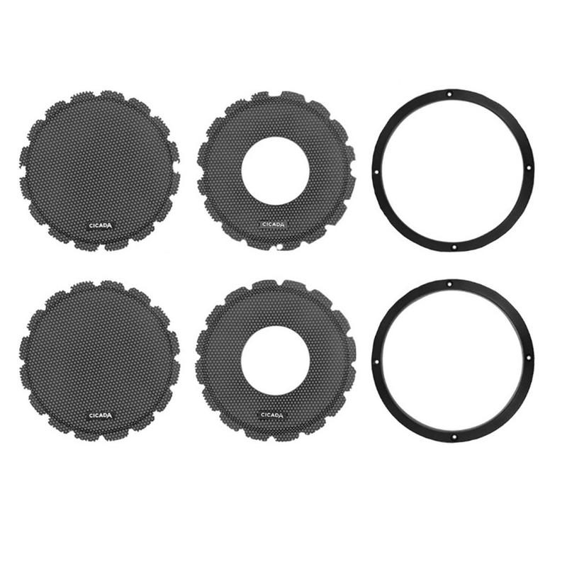 CICADA AUDIO - CBG8L 8.5" Lip Style Machined Billet Grill - BLACK - PR