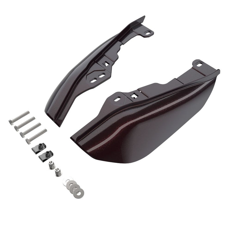 Advanblack Mid-Frame Air Deflectors heat shield For '09Up Harley Davidson Touring